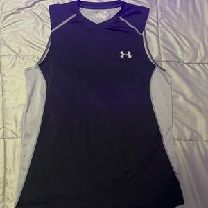Mens Tank Top • L • Black and Gray • Under Armor
